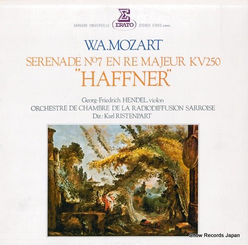 RISTENPART, KARL mozart; serenade no.7 en re majeur kv250 "haffner" E1043