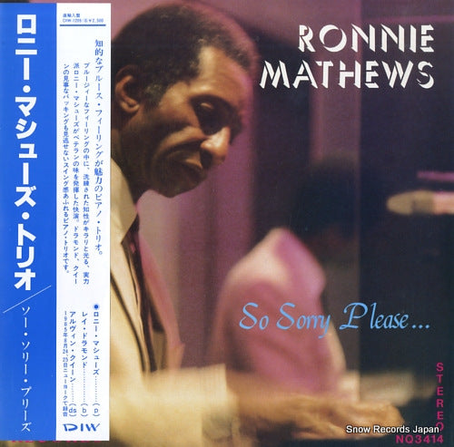 MATHEWS, RONNIE so sorry please DIW-1209 / NQ3414