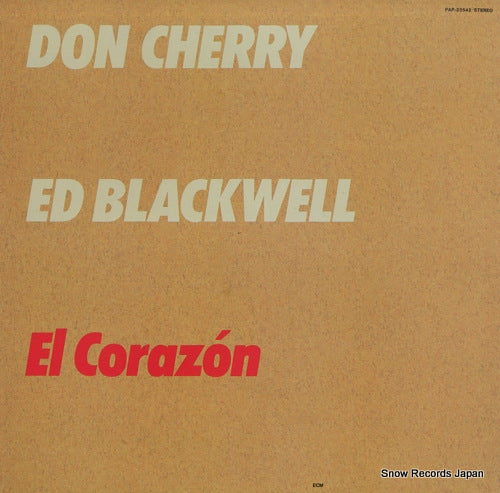 CHERRY, DON / ED BLACKWELL el corazon PAP-25542