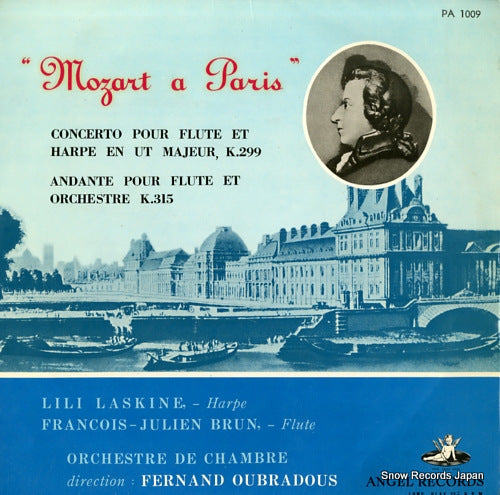 OUBRADOUS, FERNAND mozart a paris PA1009