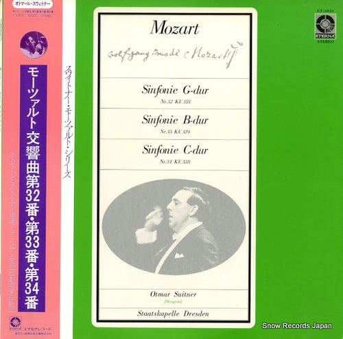 SUITNER, OTMAR mozart; sinfonie nr.32, nr.33, nr.34 ET-3041