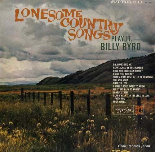 BYRD, BILLY lonesome country songs play it SJET-7193