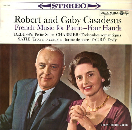 CASADESUS, ROBERT AND GABY french music for piano - for hands OS-205