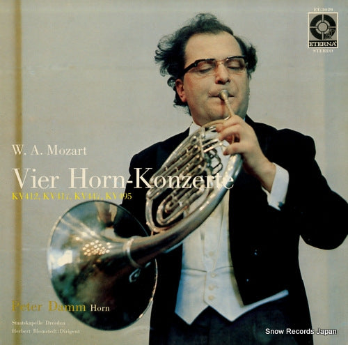 DAMM, PETER mozart; vier horn-konzerte, rondo kv371 ET-3029