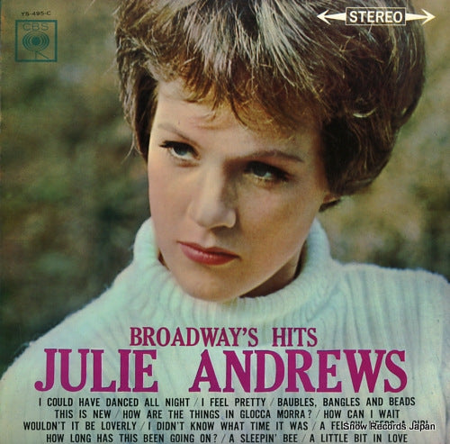 ANDREWS, JULIE broadway's hits YS-495-C