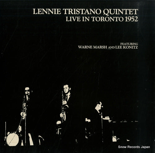 TRISTANO, LENNIE live in toronto 1952 JR5