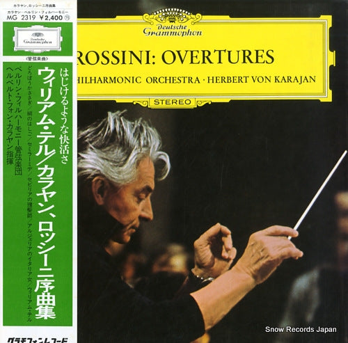 KARAJAN, HERBERT VON rossini; overtures MG2319