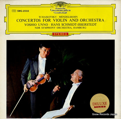 UNNO, YOSHIO tchaikovskymendelssohn; concertos for violin and orchestra SMG-2033