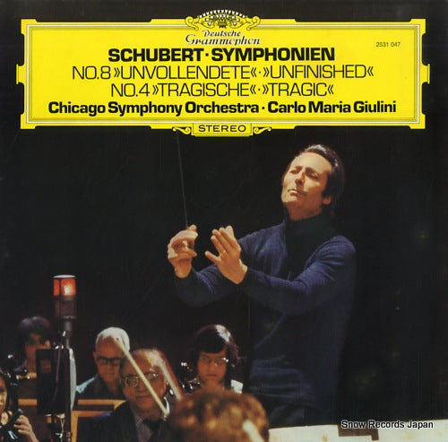 GIULINI, CARLO MARIA schubert; symphonies no.8 "unfinished" 2531047