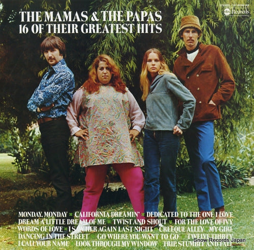 MAMAS AND THE PAPAS, THE 16 of their greatest hits YP-8006-AB