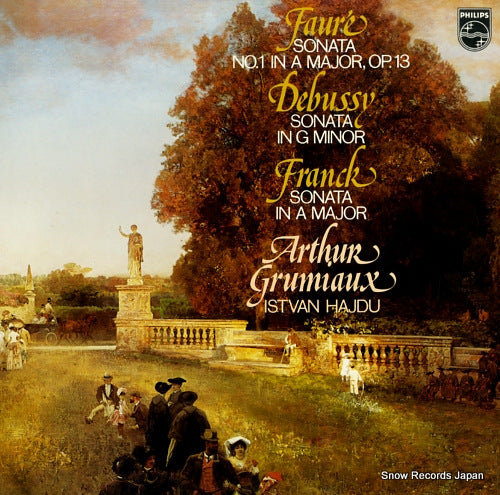 GRUMIAUX, ARTHUR faure; sonata no.1 in major, op.13 13PC-243