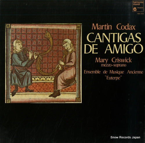 CRISWICK, MARY cantigas de amigo HM1060