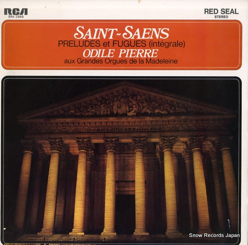 PIERRE, ODILE saint-saens; preludes et fugues (integrale) SRA-2868