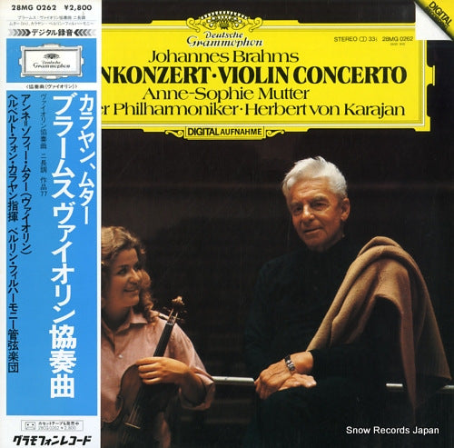 MUTTER, ANNE-SOPHIE brahms; violin concerto 28MG0262