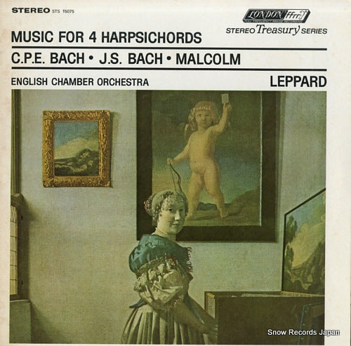 LEPPARD, RAYMOND music for 4 harpsichords STS15075