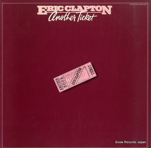 CLAPTON, ERIC another ticket 28MW0006