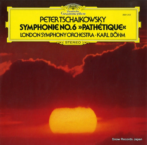 BOHM, KARL tschaikowsky; symphonie no.6 "pathetique" 2531212