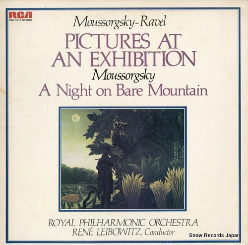 LEIBOWITZ, RENE moussorgsky-ravel; pictures at an exhibition RGC-1016