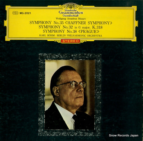 BOHM, KARL mozart; symphony no.35 haffner symphony MG-2021