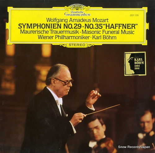 BOHM, KARL mozart; symphonien no.29, 35 "haffner" 2531335