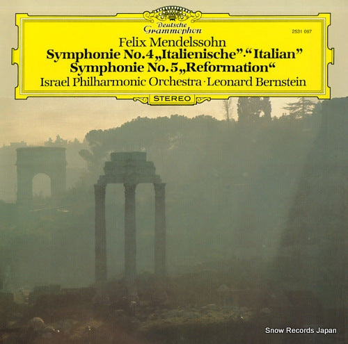 BERNSTEIN, LEONARD mendelssohn; symphonie no.4 "italian" 2531097