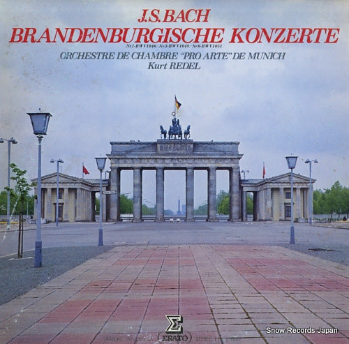 REDEL, KURT bach; brandenburgische konzerte nr.1 / nr.3 / nr.6 E1004