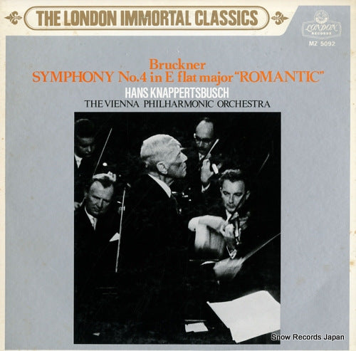 KNAPPERTSBUSCH, HANS bruckner; symphony no.4 in e flat major "romantic" MZ5092