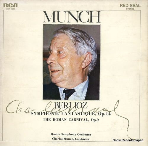 MUNCH, CHARLES berlioz; symphonie fantastique, op.14 SRA-2569