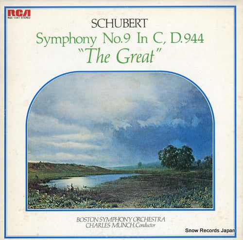 MUNCH, CHARLES schubert; symphonie no.9 in c, d.944 "the great" RGC-1041