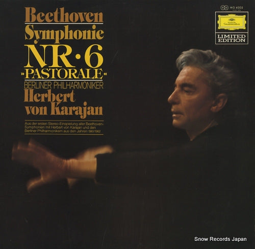 KARAJAN, HERBERT VON beethoven; symphonie nr.6 "pastorale" MG4005