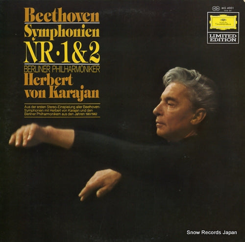 KARAJAN, HERBERT VON beethoven; symphonien nr.1 & 2 MG4001