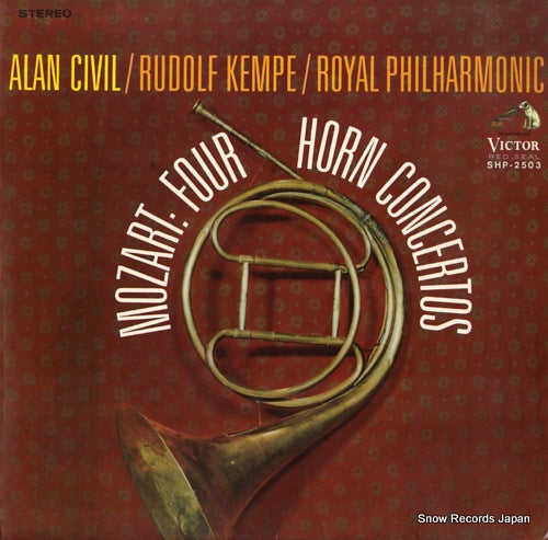 CIVIL, ALAN mozart; four horn concertos SHP-2503