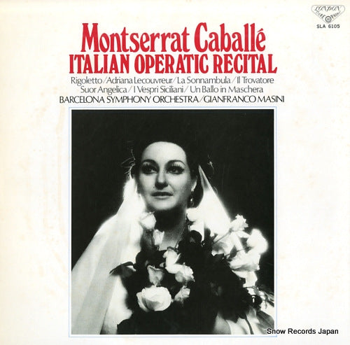CABALLE, MONTSERRAT italian operatic recital SLA6105