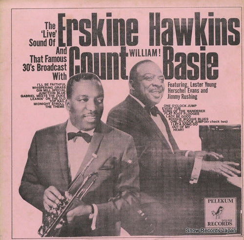 HAWKINS, ERSKINE, AND COUNT BASIE the 'live' sound of erskine hawkins EHCB4038