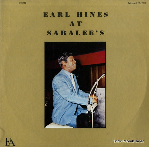 HINES, EARL earl hines at saralee's FA-1011