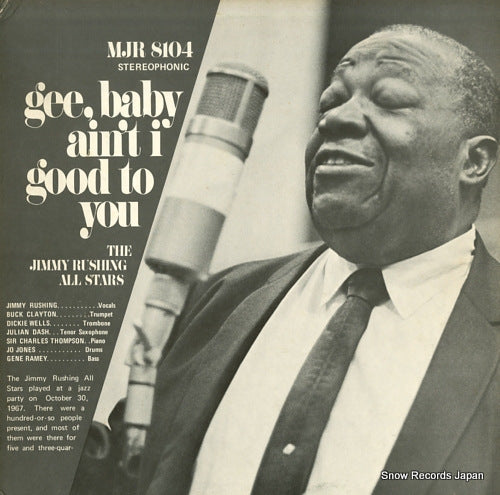 RUSHING, JIMMY gee, baby ain't i good to you MJR8104