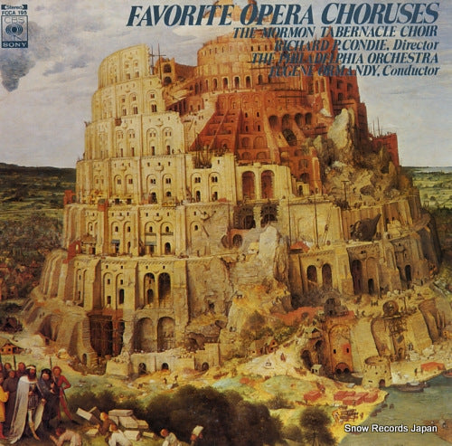 ORMANDY, EUGENE favorite opera choruses FCCA195