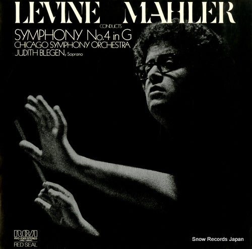 LEVINE, JAMES mahler; symphony no.4 in g RVC-2300