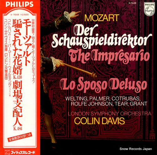 DAVIS, COLIN mozart; der schauspieldirektor X-7648