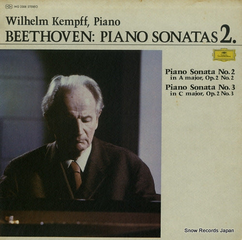 KEMPFF, WILHELM beethoven; piano sonatas 2 MG2358