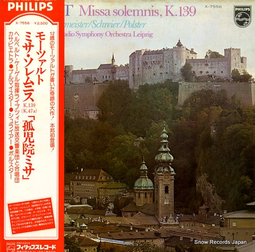 KEGEL, HERBERT mozart; missa solemnis, k.139 X-7556