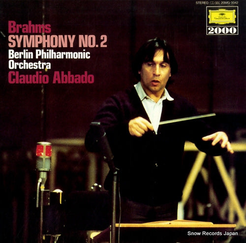 ABBADO, CLAUDIO brahms; symphony no.2 20MG0042