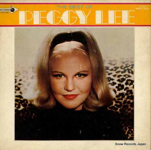 LEE, PEGGY the best of peggy lee MCA-7023