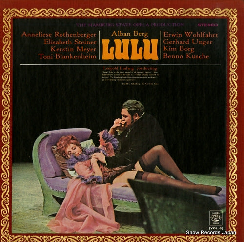 LUDWIG, LEOPOLD alban berg; lulu AA-9557C