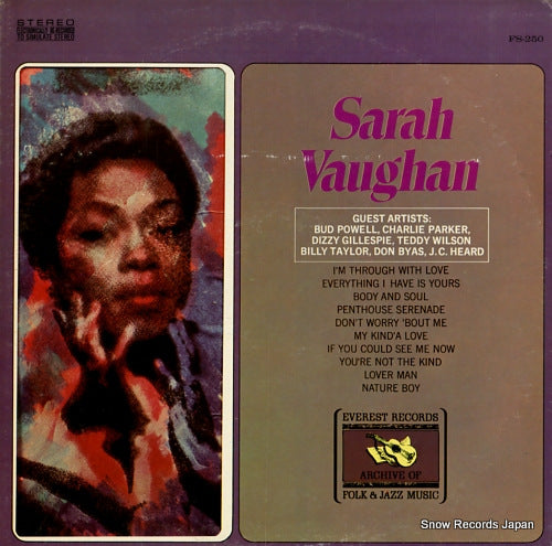 VAUGHAN, SARAH sarah vaughan FS-250