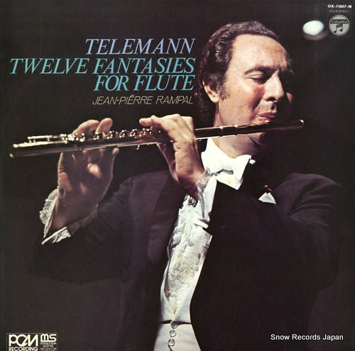 RAMPAL, JEAN-PIERRE telemann; twelve fantasies for flute OX-7007-N