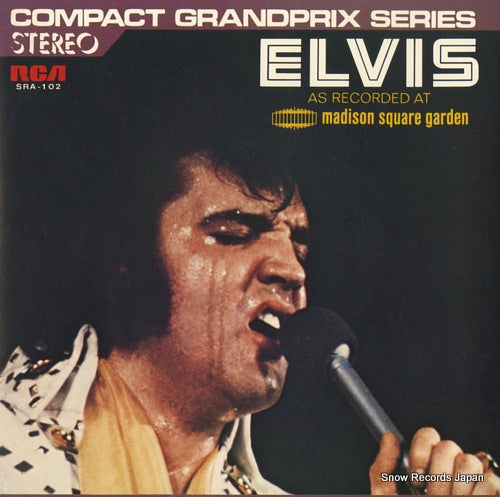 PRESLEY, ELVIS elvis as recorded at madison square garden SRA-102