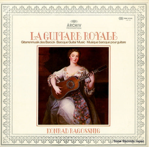 RAGOSSNIG, KONRAD la guitare royale MA5098