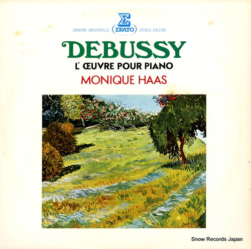 HAAS, MONIQUE debussy; l'ceuvre pour piano ERX2169