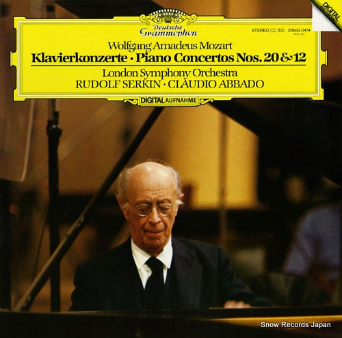 SERKIN, RUDOLF mozart; piano concertos nos.20 & 12 28MG0414